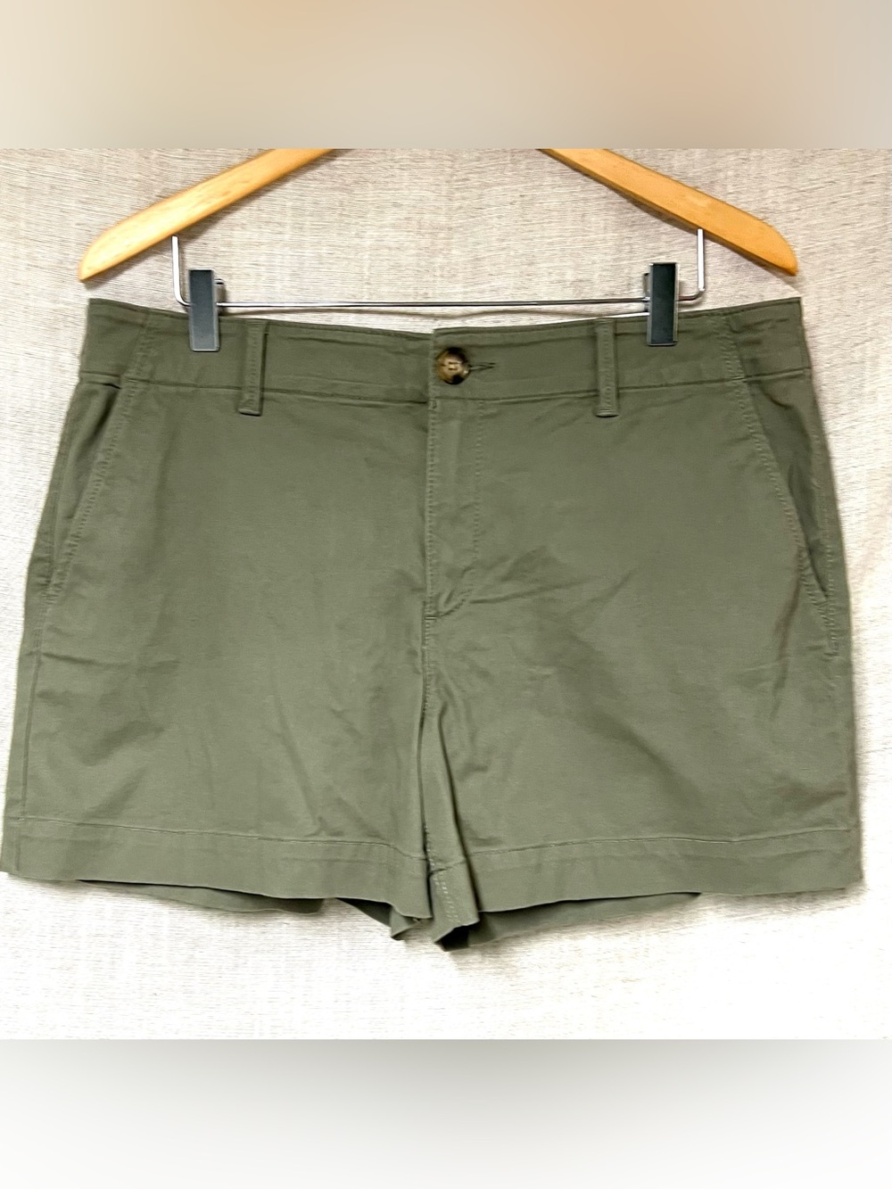LOFT Olive Green Chino Shorts